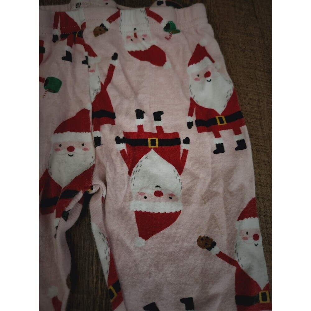 Carters 4T 3 Pc Santa Christmas Holiday Pj Set - Picture 4 of 5